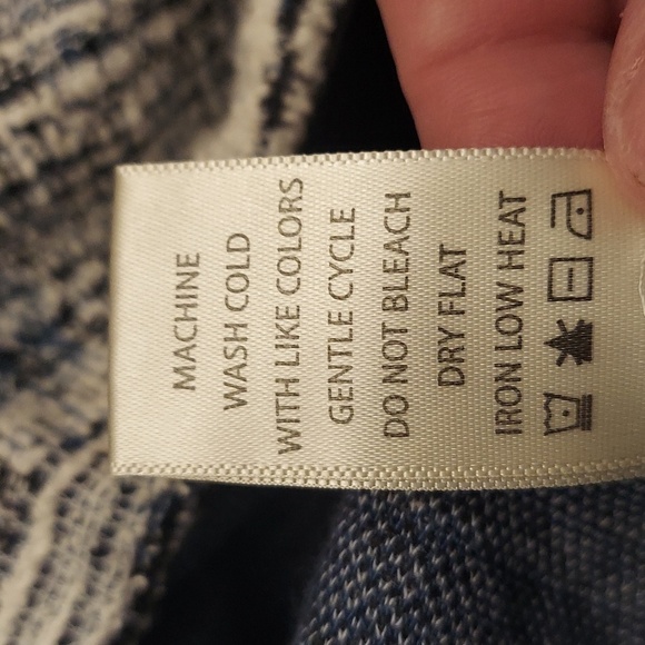 MAX STUDIO Chic Navy/White Tweed Mini Faux Wrap Skirt - Picture 12 of 12